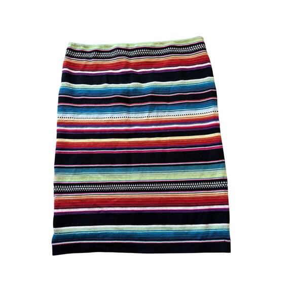 Lauren, Ralph Lauren, size Large Colorful, striped, stretchy, knit skirt - Picture 1 of 8